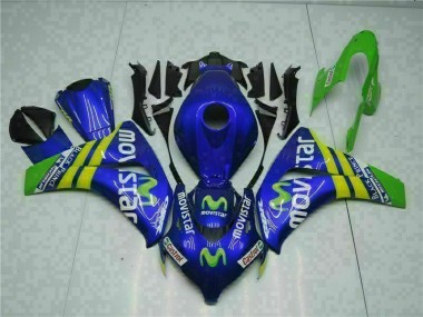 Carénage Moto CBR 1000 RR 08-11 - Vert Bleu