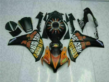 Carénage Moto CBR 1000 RR 08-11 - Orange Noir