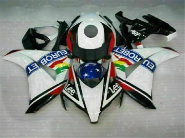 Carénage Moto CBR 1000 RR 08-11 - Blanc Bleu Rouge Eurobet Lee