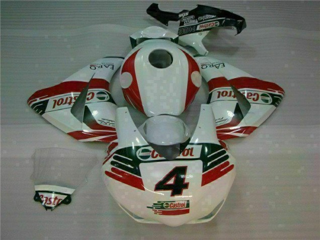 Carénage Moto CBR 1000 RR 08-11 - Blanc Castrol 4 Carénage Moto CBR 1000 RR 08-11 - Blanc Castrol 4