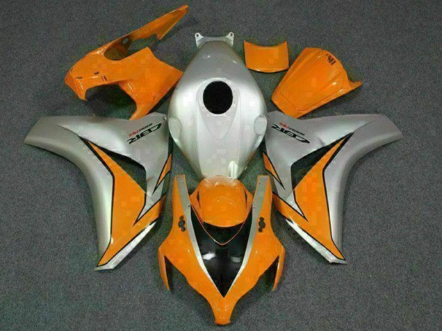 Carrosserie Moto CBR 1000 RR 08-11 - Orange Argent Carrosserie Moto CBR 1000 RR 08-11 - Orange Argent