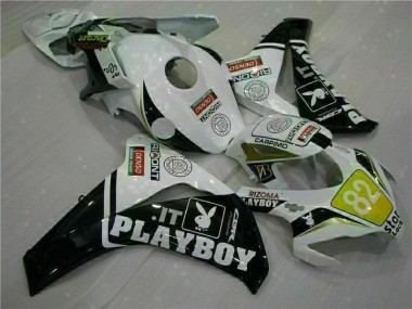 Carénage Moto CBR 1000 RR 08-11 - Blanc Noir Playboy