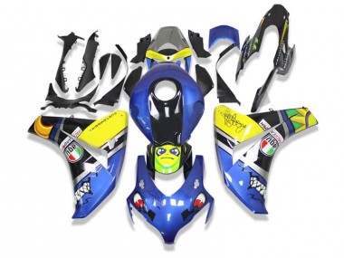 Carénage Moto CBR 1000 RR 08-11 - Bleu Requin