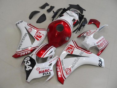 Carénages Moto CBR 1000 RR 08-11 - Blanc Rouge HARC Pro PIAA 634