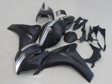 Carénage Moto CBR 1000 RR 08-11 - Noir Mat et Argent