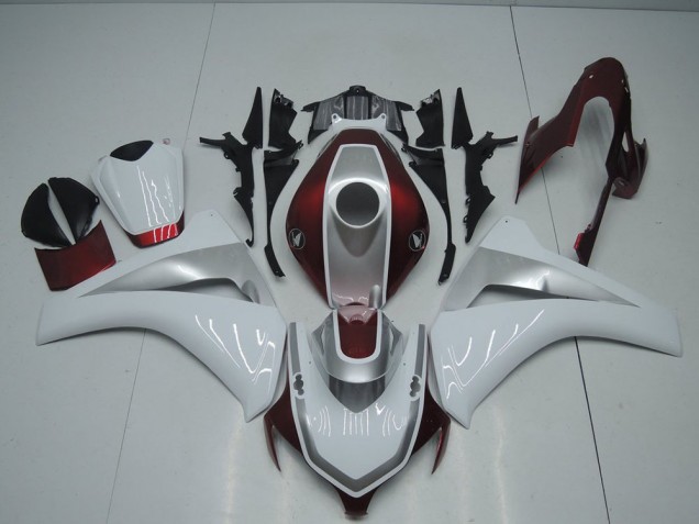 Carénage Moto CBR 1000 RR 08-11 - Rouge Blanc et Argent