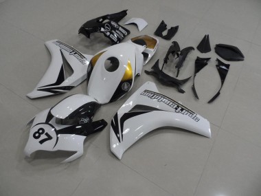 Carénage Moto CBR 1000 RR 08-11 - Blanc et Noir 87