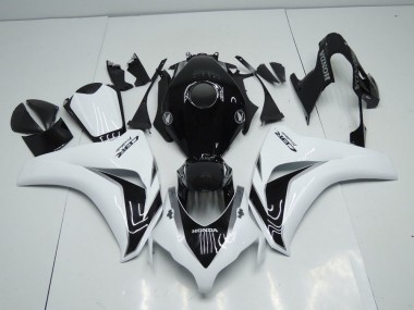 Carénage Moto CBR 1000 RR 08-11 - Blanc et Noir Gris