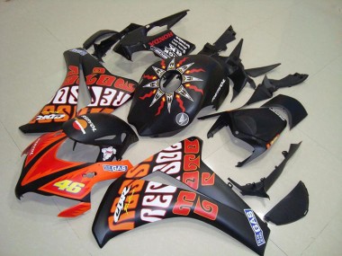 Carénage Moto CBR 1000 RR 08-11 - Rossi Noir Mat
