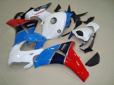Carénage Moto CBR 1000 RR 08-11 - Blanc Bleu Rouge