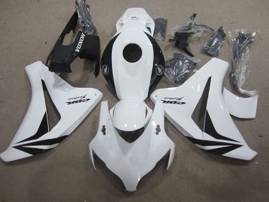 Carénage Moto CBR 1000 RR 08-11 - Blanc Noir Fireblade