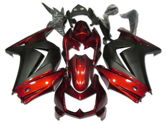 Carénage Moto EX250 08-12 - Rouge Gris Carénage Moto EX250 08-12 - Rouge Gris