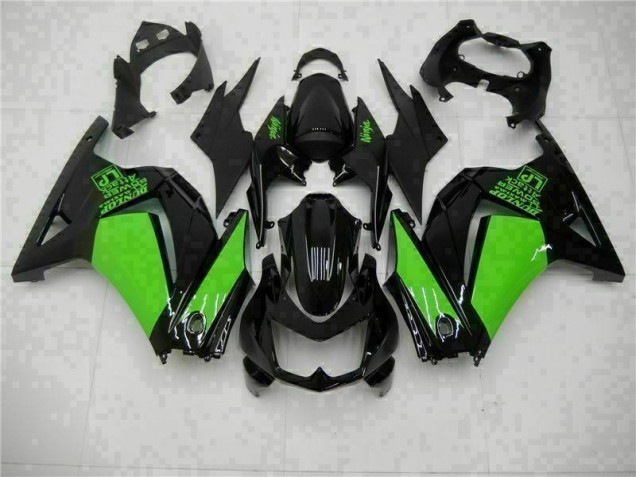 Carénage Moto EX250 08-12 - Noir Vert Ninja Carénage Moto EX250 08-12 - Noir Vert Ninja