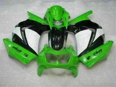 Kit Carénages Motos EX250 08-12 - Vert Noir Ninja