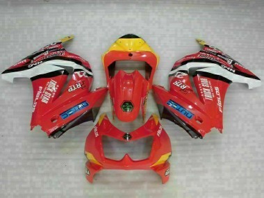 Carénage Moto EX250 08-12 - Rouge Jaune