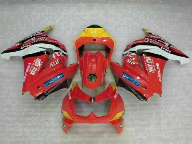 Carénage Moto EX250 08-12 - Rouge Jaune Carénage Moto EX250 08-12 - Rouge Jaune