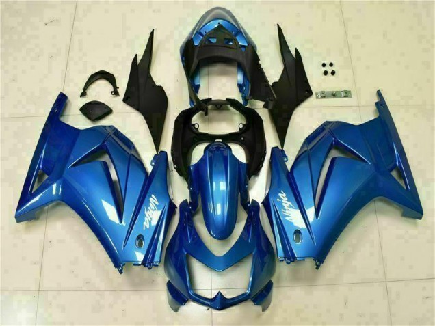 Carénage Moto EX250 08-12 - Bleu Noir Blanc Ninja Carénage Moto EX250 08-12 - Bleu Noir Blanc Ninja