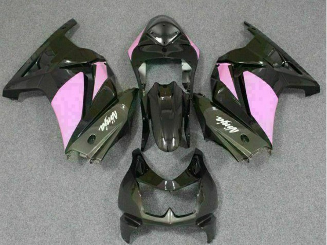 Carénage Moto EX250 08-12 - Noir Rose Ninja Carénage Moto EX250 08-12 - Noir Rose Ninja