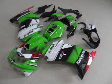 Carénages Moto ZX 250R 08-12 - Vert Blanc Noir