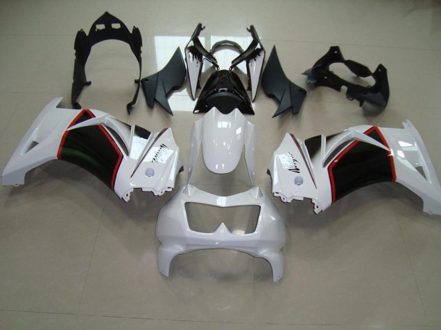 Carénage Moto ZX 250R 08-12 - Blanc Nacré Noir Carénage Moto ZX 250R 08-12 - Blanc Nacré Noir