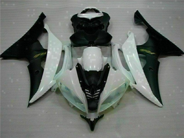 Carénages Moto R6 08-16 - Blanc Noir Carénages Moto R6 08-16 - Blanc Noir