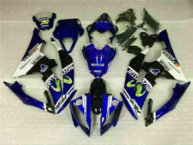 Carénages Moto R6 08-16 - Blanc Bleu Carénages Moto R6 08-16 - Blanc Bleu