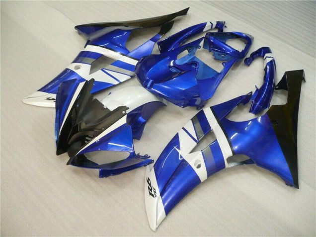 Carénages Moto R6 08-16 - Bleu Blanc Noir Carénages Moto R6 08-16 - Bleu Blanc Noir