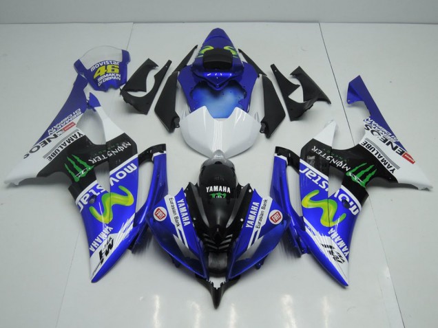 Carénage Moto R6 08-16 - Nouveau Movistar