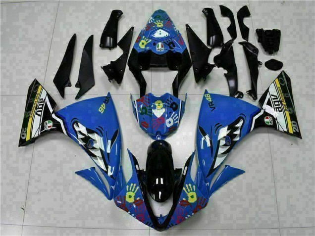 Carénages Moto R1 09-11 - Bleu