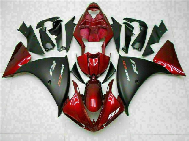Carénages Moto R1 09-11 - Rouge Noir Carénages Moto R1 09-11 - Rouge Noir