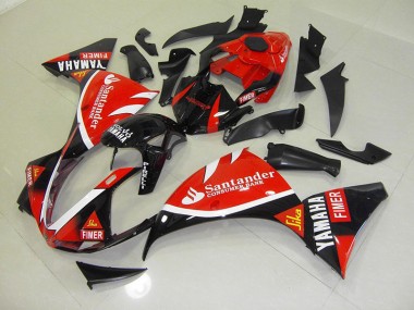 Carénage Moto R1 09-11 - Rouge Noir Santander