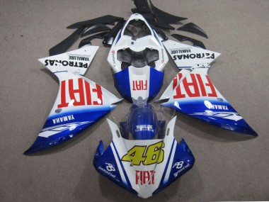 Carénage Moto R1 09-11 - Bleu Blanc Fiat 46