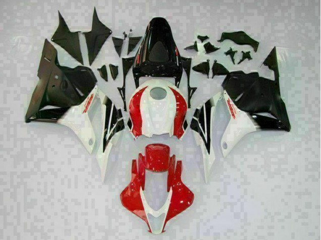 Carénage Moto CBR 600 RR 09-12 - Blanc Noir Rouge Carénage Moto CBR 600 RR 09-12 - Blanc Noir Rouge