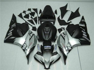 Carénage Moto CBR 600 RR 09-12 - Noir Argent Repsol