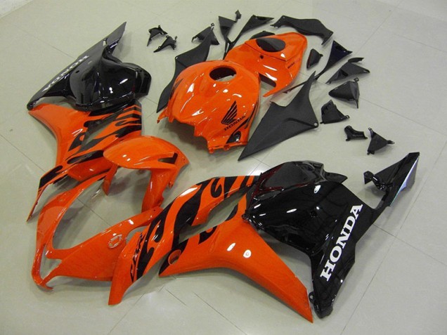 Carénage Moto CBR 600 RR 09-12 - Orange Noir Carénage Moto CBR 600 RR 09-12 - Orange Noir