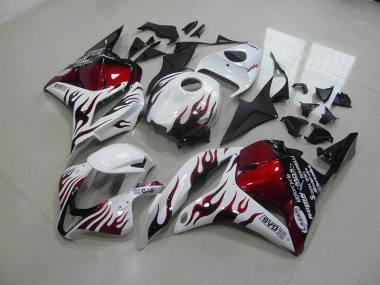 Carénage Moto CBR 600 RR 09-12 - Rouge Noir Flamme