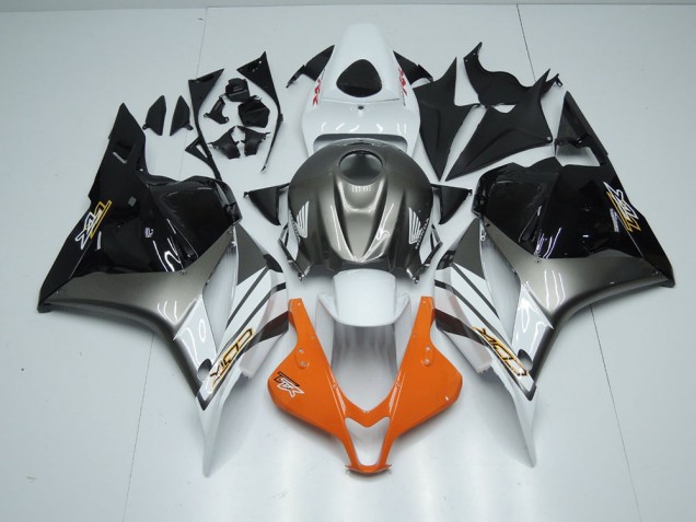 Carénage Moto CBR 600 RR 09-12 - Orange Gris Noir Carénage Moto CBR 600 RR 09-12 - Orange Gris Noir