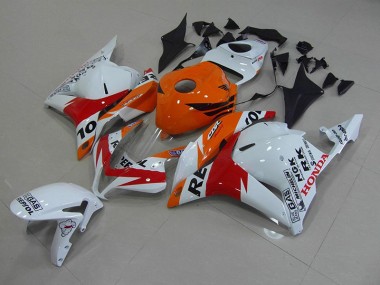 Carénage Moto CBR 600 RR 09-12 - Blanc Repsol