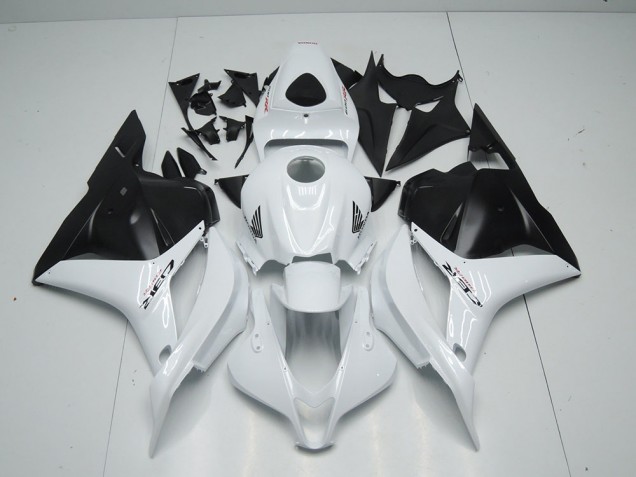 Carénage Moto CBR 600 RR 09-12 - Blanc Noir Mat Carénage Moto CBR 600 RR 09-12 - Blanc Noir Mat