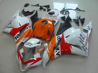 Carénage Moto CBR 600 RR 09-12 - Blanc Nouveau Repsol