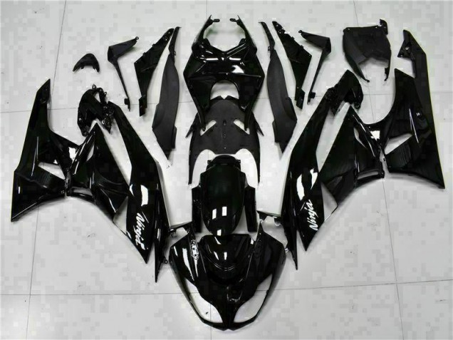 Carénage Moto ZX6R 09-12 - Noir Blanc Ninja Carénage Moto ZX6R 09-12 - Noir Blanc Ninja