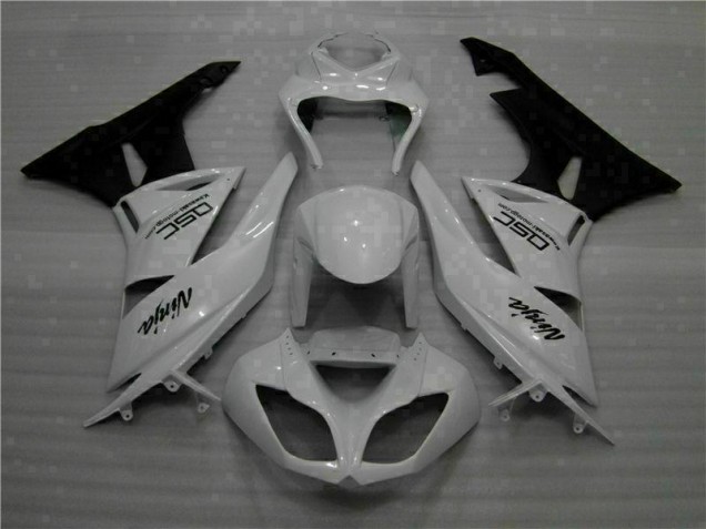 Carénage Moto ZX6R 09-12 - Blanc Noir Ninja Carénage Moto ZX6R 09-12 - Blanc Noir Ninja