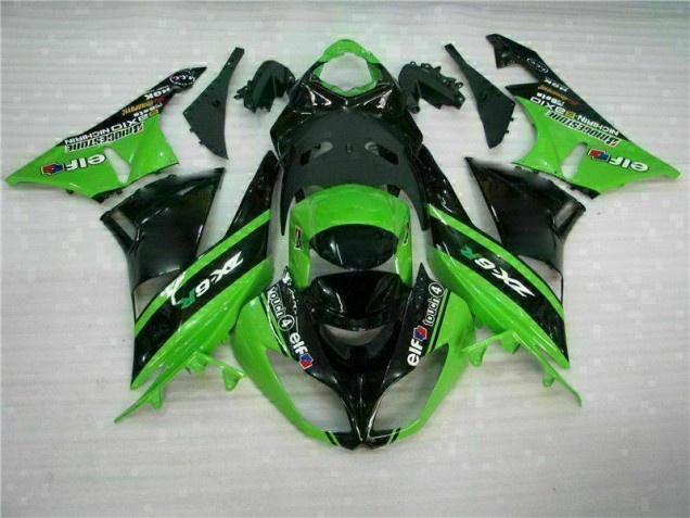 Carénages Moto ZX6R 09-12 - Vert Noir Carénages Moto ZX6R 09-12 - Vert Noir