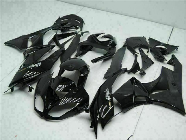 Carénage Moto ZX6R 09-12 - Noir Blanc Ninja 636 Carénage Moto ZX6R 09-12 - Noir Blanc Ninja 636
