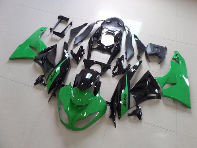 Carénage Moto ZX6R 09-12 - Vert et Noir Carénage Moto ZX6R 09-12 - Vert et Noir
