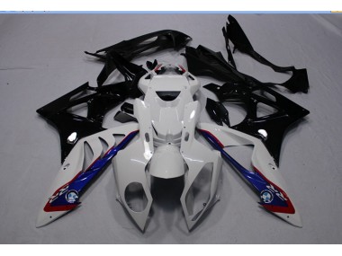 Carénage Moto S1000RR 09-14 - Blanc Noir Bleu