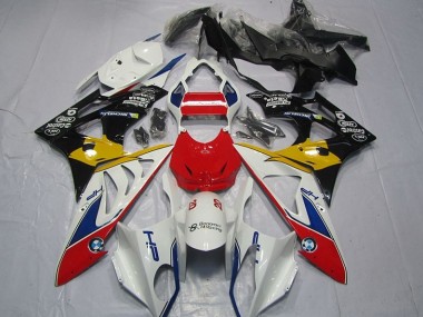 Carénage Moto S1000RR 09-14 - Rouge Blanc Jaune