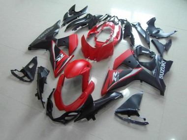Carénage Moto GSXR 1000 K9 09-16 - Matte Rouge Noir