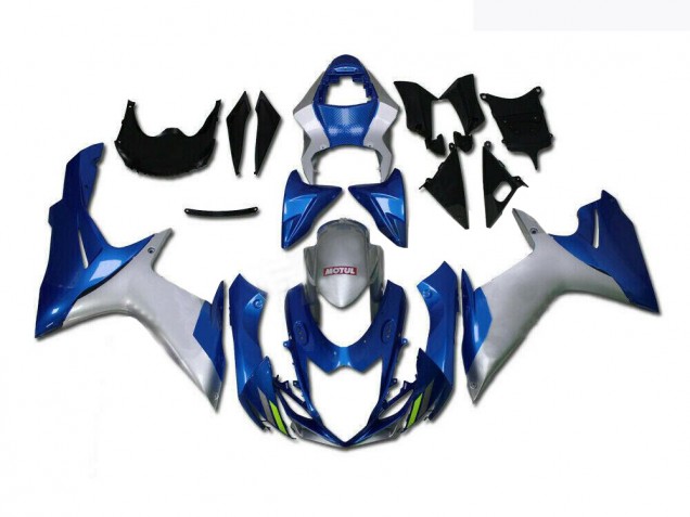 Carénage Moto GSXR 600 / 750 K11 11-24 - Bleu Argent Carénage Moto GSXR 600 / 750 K11 11-24 - Bleu Argent