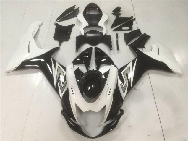 Carrosserie Moto GSXR 600 / 750 K11 11-24 - Noir Blanc Carrosserie Moto GSXR 600 / 750 K11 11-24 - Noir Blanc